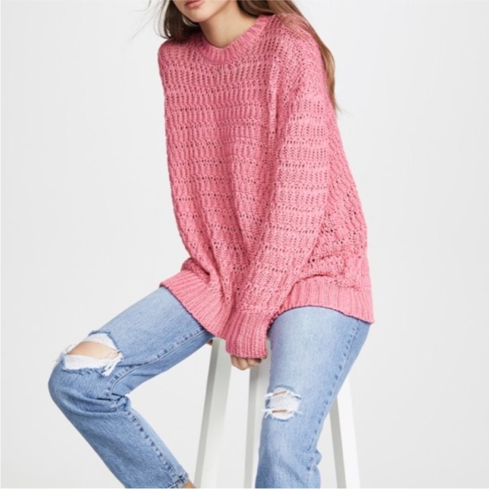 Anine Bing Juliette Sweater | Pink | XS